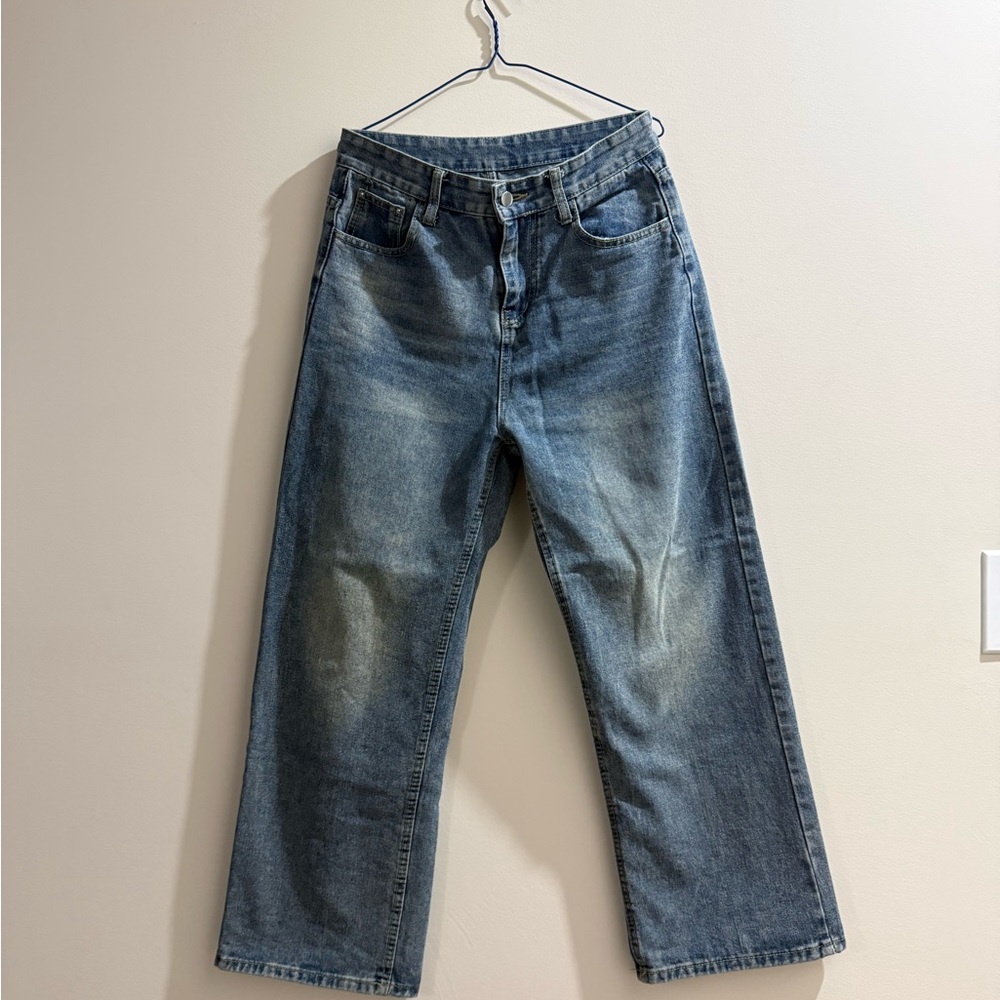 Classic Men's Blue Denim Jeans